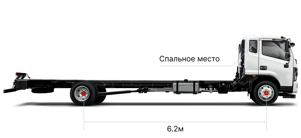 Шасси Dongfeng C120XXL