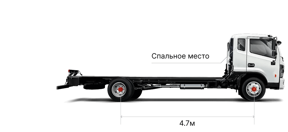 Шасси Dongfeng C120N