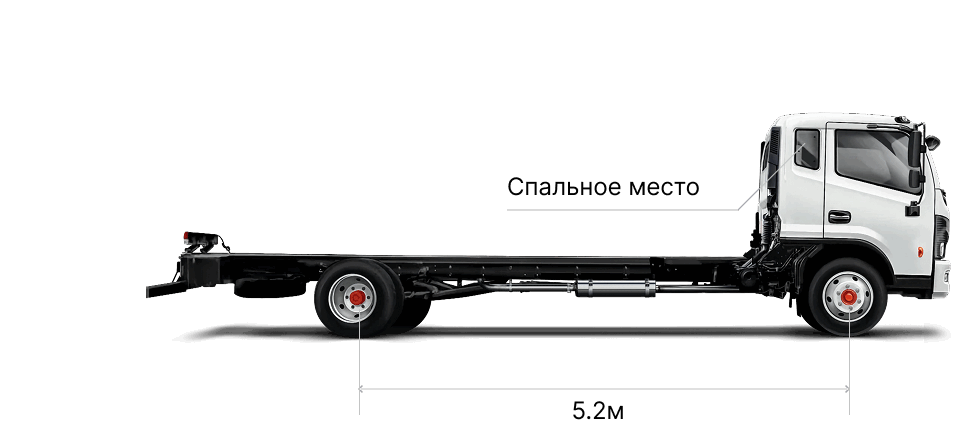 Шасси Dongfeng C120L