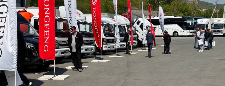 Автопробег среднетоннажных грузовиков DONGFENG стартовал сегодня во Владивостоке!