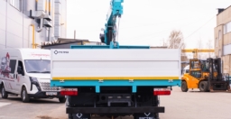 С120L: Бортовой + КМУ HKTC HLC-5014 Рустрак
