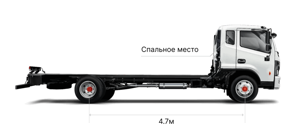 Шасси Dongfeng C100N