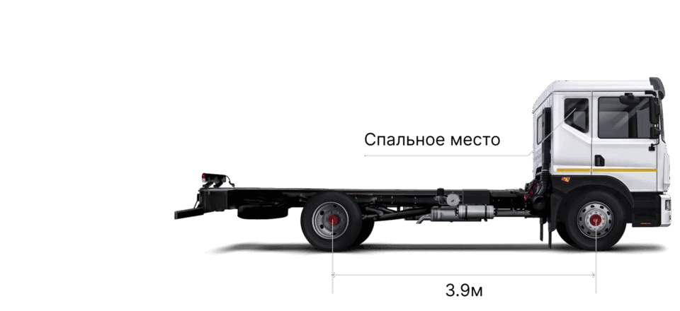 Шасси Dongfeng C180TS