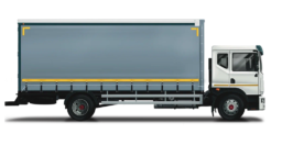 Бортовой с тентом-шторой Dongfeng
