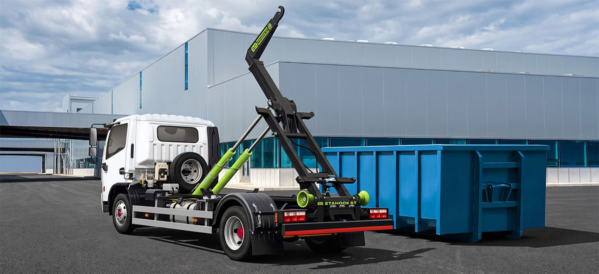 Крюковой погрузчик ETAHOOK 6Т на шасси DONGFENG C80N: возможности, преимущества и применение